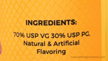 Shijin Vapor SherThang Ingredients